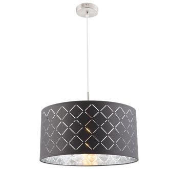 Globo Lighting L&aacute;mpara Colgante - Kidal - Antracita - Metal - &Oslash; 40cm - - Globo