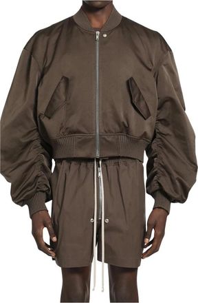 Rick Owens Heren, Jassen, Bruin, Maat: XL Nylon