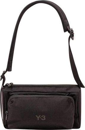 Yohji Yamamoto Xbody Bag - Heren - Schoudertassen - Zwart - ONE Size - Nylon - Tassen