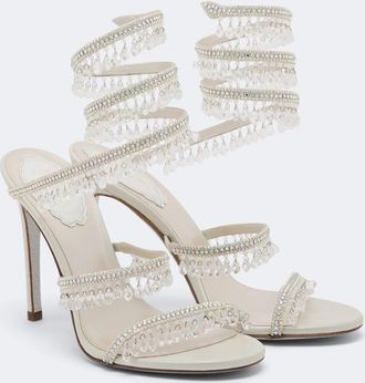 Rene Caovilla Chandelier embellished leather sandals