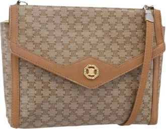 Celine Pre-owned Cross Body Bags, female, Beige, Size: ONE SIZE Pre-owned Plastic Crossbody Bag