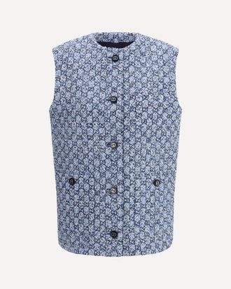 Gucci GG tweed Vest Female 40