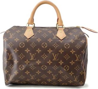 Louis Vuitton Pre-owned Handbags, female, Brown, Size: ONE SIZE Pre-owned Vintage Canvas Handbag