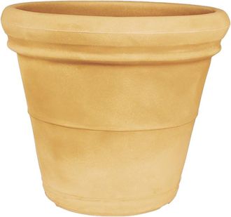 Monacis Jarr&oacute;n Decorativo Xxl Grande, Cl&aacute;sico Y Tradicional, &Oslash;90 H72 Cm, Fabricado En Pol&iacute;mero Impruneta Para &Aacute;rboles Y Plantas Grandes En Jardines Y Terrazas