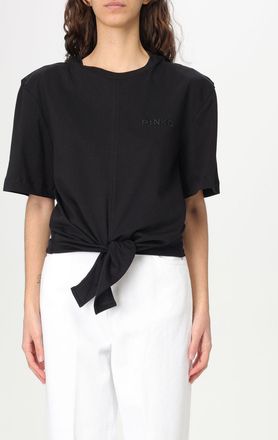 Pinko T-shirt con nodo in misto cotone Pinko