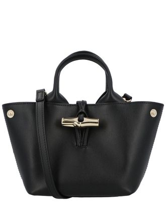 Longchamp Le Roseau Xs Leather Handbag
