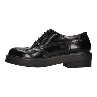 Strategia A5818-T Moccasin - Dames - Veterschoenen - Zwart - 36 EU - Leer - Schoenen