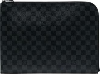 Louis Vuitton Pre-owned Clutches, female, Black, Size: ONE SIZE Pre-owned Fabric Clutch