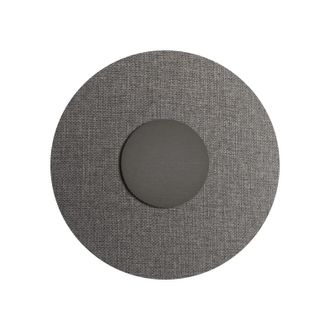 Rossini Illuminazione Solaris Applique 12w 3000k Cri90 Ip20 - Struttura Titanio Con Paralume Grigio In Tessuto, Lampada Da Parete Design - Rossini Group