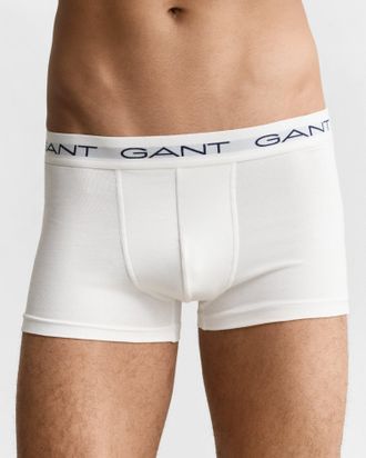 GANT Men 3-Pack Trunks (XXXL) WHITE