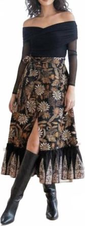 Cleobella Mika Midi Skirt In Magnolia