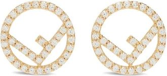 Fendi F Is Earrings - Dames - Oorbellen - Geel - ONE Size - Accessoires