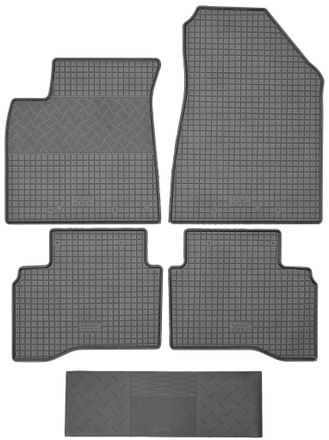 OEM Alfombrillas Rigum 903966 + Funda 900101 - Kia Niro I / Niro Hev / Niro Phev Crossover Desde 2016, Espacio Para Los Pies (hk) - Instaladas