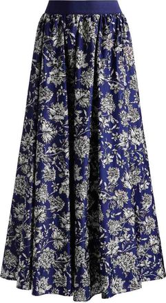 Alice & Olivia Nilda Cotton Maxi Skirt