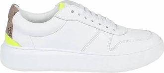 Herno Womens Lace-Up Sneaker In Green