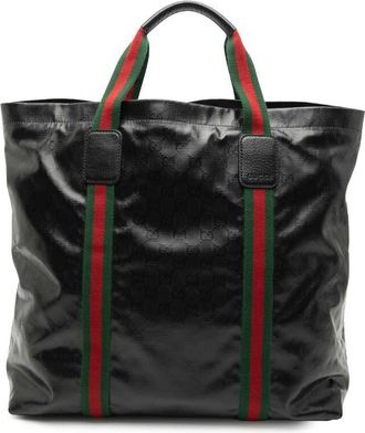 Gucci Pre-owned Gucci GG Imprime Web Tote XBDYDVZLKT6P5JD8