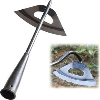 OEM Zappa Cava Temprata, Attrezzo Da Giardinaggio Interamente In Acciaio Per Smuovere Il Terreno, Zappa Per Piantare In Giardino, Rastrello Portatile Per 