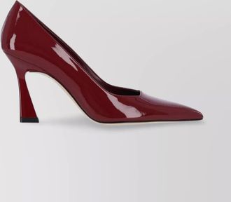 Stuart Weitzman pointed toe patent finish high heel