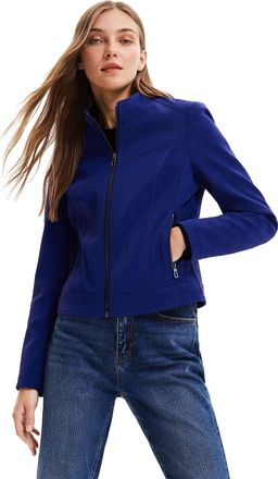 Desigual Las Vegas Suede Effect Jacket 22WWE62G AW22 New Season Blue