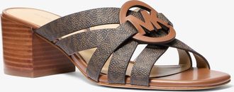 Michael Kors Erika Signature Logo Sandal
