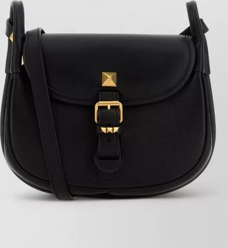 Valentino Garavani flaneuse leather crossbody bag buckle strap