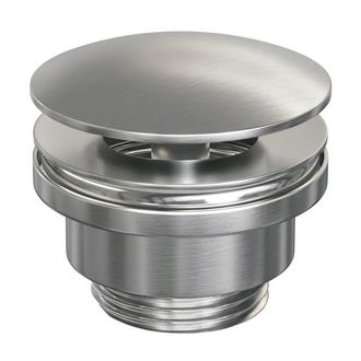Marcel Breuer Brushed Edition Wastafelplug - always open - PVD - geborsteld RVS
