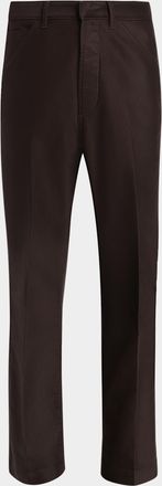 Tom Ford Men & apos;s Satin Straight-Leg Five-Pocket Pants