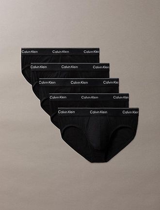 Calvin Klein 5 Pack Slips Icon Cotton Stretch