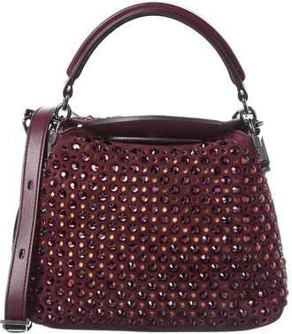 Tod's TodS Suede & Leather Satchel