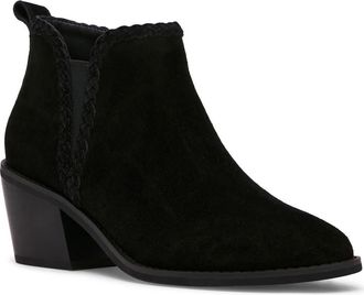 Blondo Temple Waterproof Ankle Bootie in Black Sued at Nordstrom, Size 6.5