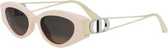 Dior Ladies Shiny Pink Cat Eye Sunglasses CD40186F@5372E