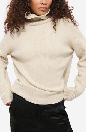 Alex Mill Nottinghill Merino Wool Blend Turtleneck Sweater in Wishbone at Nordstrom Rack, Size X-Large