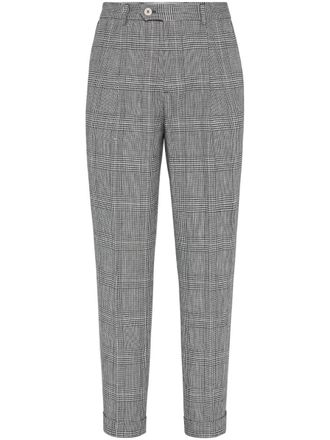 Brunello Cucinelli Prince of Wales broek - Grijs