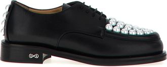 Mach & Mach Sirene Stringate Bianco/Nero-Donna