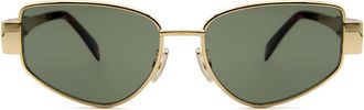 Celine CL40293U 30N Womens Sunglasses Gold Size 55