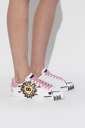 Dolce & Gabbana Portofino Sports Shoes, Womens, White
