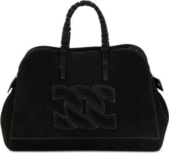 Casadei Park Avenue Tote - Dames - Shoppers - Zwart - ONE Size - Su&egrave;de - Tassen
