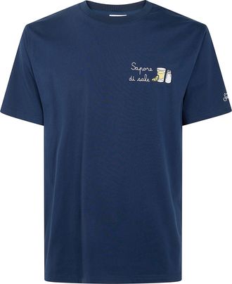 MC2 Saint Barth T-Shirt Cotone Blu Portofino Sale Tequila