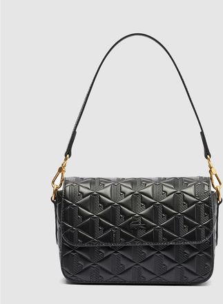 Lacoste Sac Maheki Cuir Noir