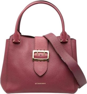 Burberry Borsa Satchel Pre-owned - - Pre-owned - Donna - Rosso - ONE SIZE