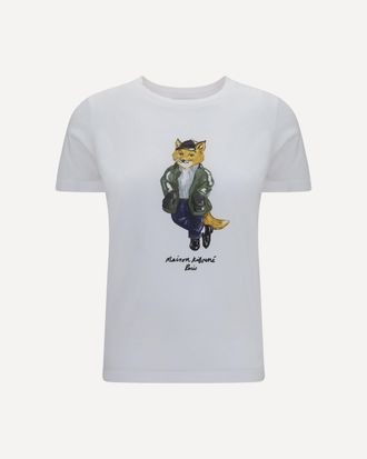 Maison Kitsun&eacute; Cotton logo T-shirt Female XS