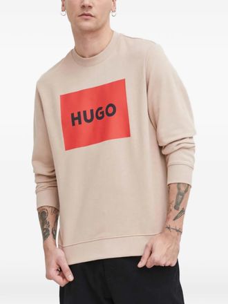 HUGO BOSS crew-neck sweatshirt - Toni neutri