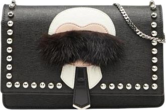 Fendi Pre-owned Vintage Cross Body Bag - Dames - Vintage Schoudertas - Zwart - ONE Size - Leer - Vintage