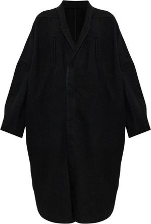 Rick Owens Heren, Mantels, Zwart, Maat: M Wol