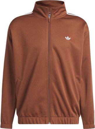 adidas Originals Skateboarding Firebird Track Jacket Brown White IJ0957
