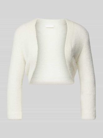 Jake*s Shaped Fit Bolero mit Schalkragen in Ecru, Gr&ouml;&szlig;e 36