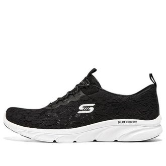 Skechers (WMNS) Skechers DLux Comfort Shoes Black 104346-BKW