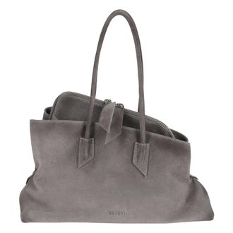 The Attico Dames, Tassen, Grijs, Maat: ONE Size Leer