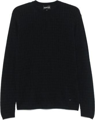 Emporio Armani Maglione in lana - Blu