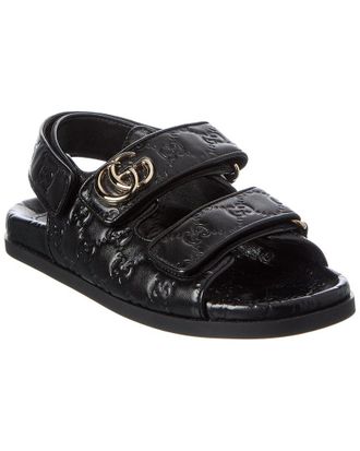 Gucci Double G Leather Sandal